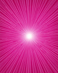 Radiant Burst Pink Patterned Rug
