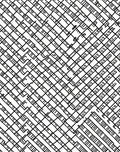 Interlocking Labyrinth Black and White Rug