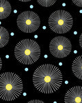Abstract Sunburst Pattern Design Rug
