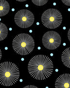 Abstract Sunburst Pattern Design Rug