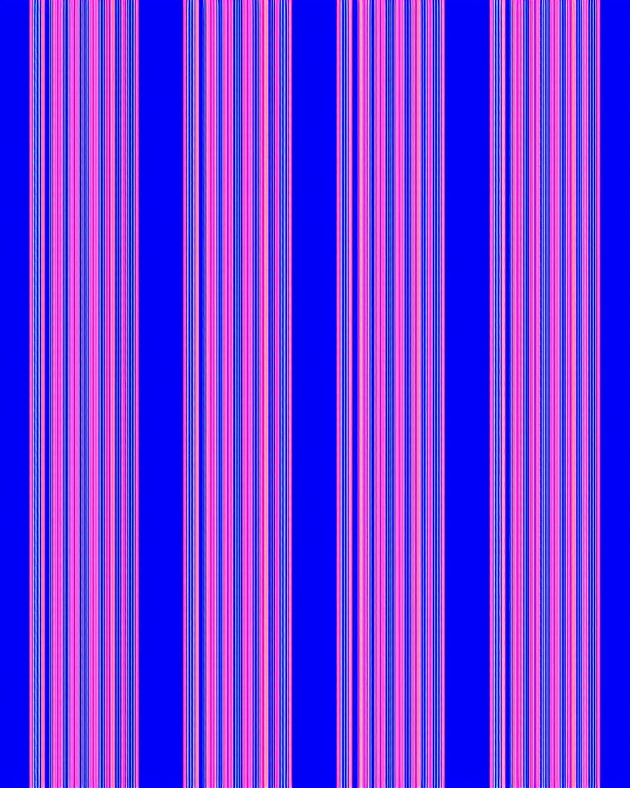 Bold Pink Blue Striped Pattern Rug