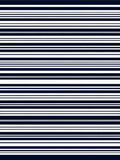 Clean Classic Navy White Stripes Rug