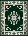 Classic Floral Scrollwork Intricate Design Rug