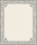 Vintage Swirl Flourish Scroll Border Rug