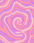 Swirling Pink Purple Marble Pattern Rug