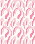 Soft Pink Organic Brushstroke Pattern Rug