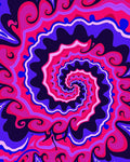 Vibrant Swirl Pattern Rug