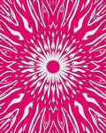 Radiant Sunburst Pattern Art Rug
