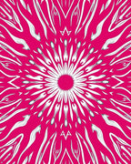 Radiant Sunburst Pattern Art Rug