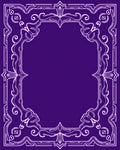 Ornate Floral Scrollwork Pattern Rug
