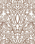 Abstract Organic Line Art Pattern Rug