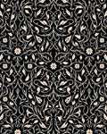 Elegant Floral Vines Pattern Rug