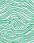 Modern Wavy Green Wood Grain Rug