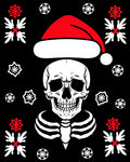 Christmas Skull Snowflake Garland Rug