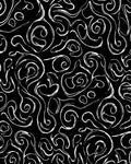 Abstract Swirls With Brush Strokes Design Rug