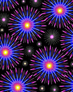 Explosive Flower Pattern Design Rug