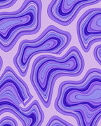 Purple Agate Swirl Pattern Rug