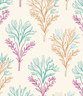 Branching Flora Outline Pattern Rug