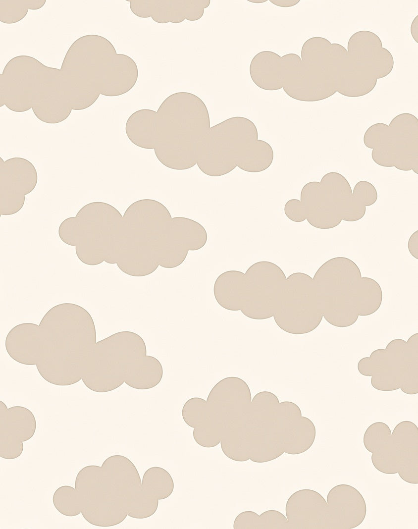 Neutral Cloud Pattern Design Rug