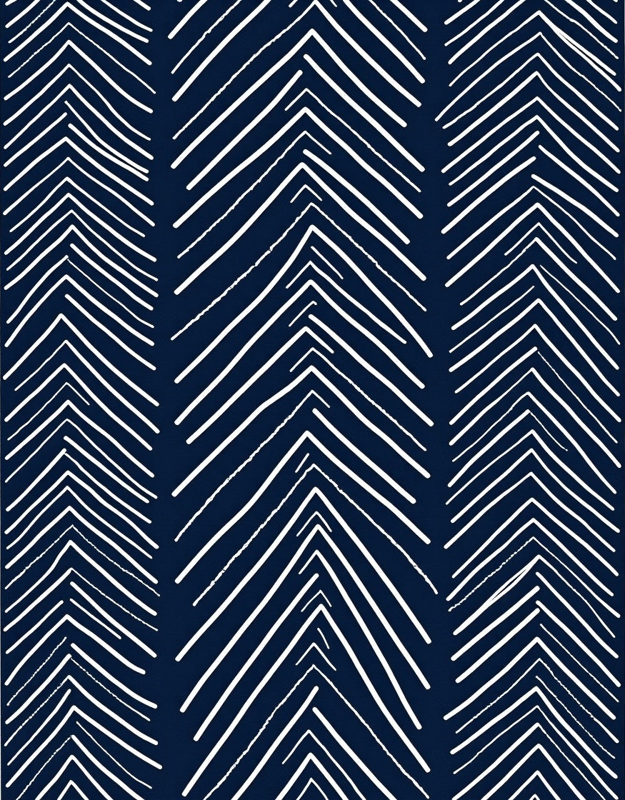 Chevron Stripe Abstract Pattern Rug