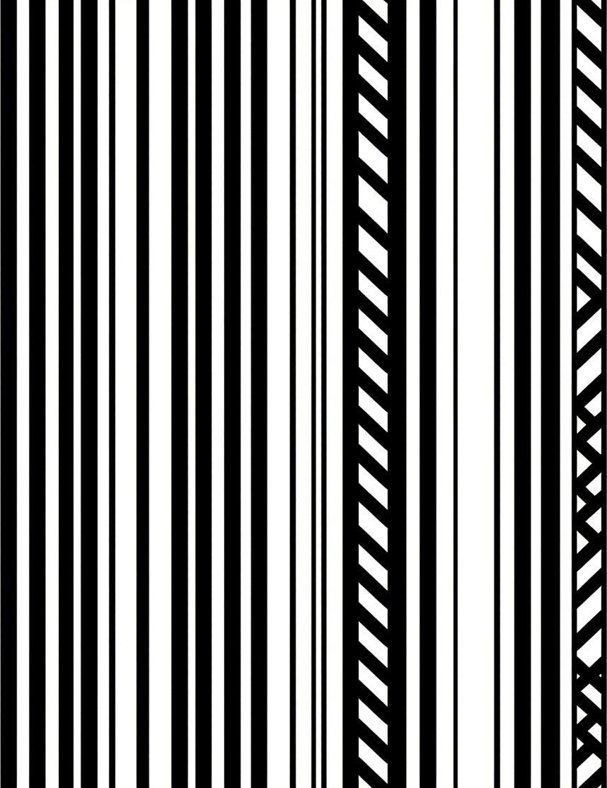 Bold Vertical Stripe Design Rug