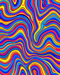 Vibrant Swirl Abstract Pattern Rug