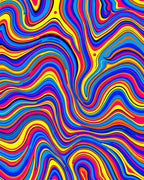 Vibrant Swirl Abstract Pattern Rug