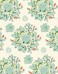 Abstract Floral Arrangement Rug