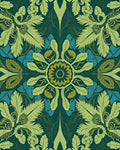Intricate Floral Symmetry Design Rug