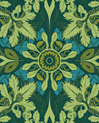 Intricate Floral Symmetry Design Rug