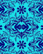 Symmetrical Floral Pattern Design Rug