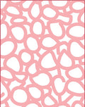 Pink Organic Abstract Shapes Rug