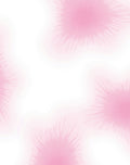 Soft Pink Abstract Burst Rug