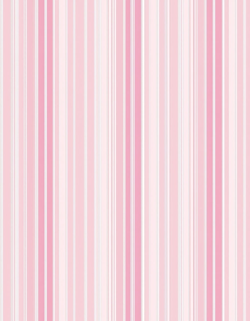 Pink Vertical Stripes Pattern Rug