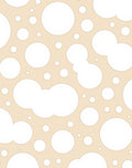 Neutral Bubble Pattern Design Rug