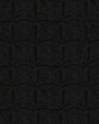 Dark Abstract Floral Swirl Pattern Rug