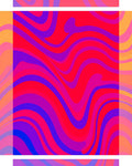 Vibrant Swirling Bold Pattern Rug