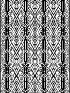 Bold Geometric Art Deco Style Rug
