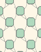 Geometric Octagon Inlaid Pattern Rug
