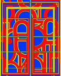 Bold Blocks Geometric Pattern Rug
