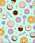 Whimsical Donut Sprinkle Delight Pattern Rug
