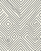 Abstract Geometric Zigzag Design Rug
