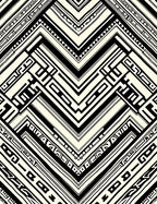 Geometric Chevron Pattern Rug