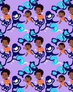 Whimsical Children Playful Abstract Patterns Rug
