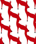 Crimson Red Deer Repeat Rug
