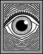 All Seeing Eye Graphic Design Rug
