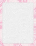 Soft Pink Swirled Marble Rug