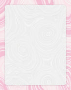 Soft Pink Swirled Marble Rug