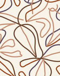 Abstract Organic Line Art Rug