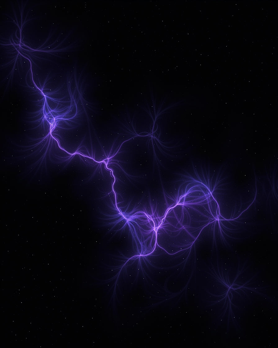 Electric Nebula Abstract Cosmic Design Rug